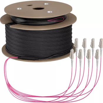 Trunk kabel EFB Elektronik U-DQ ZN BH OM4 8G 1x8 LC-LC 70m Dca LSZH - 70 m (O8322S70OM4)