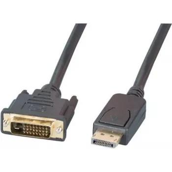 Kabel DisplayPort na DVI-D EFB Elektronik, 2 m, černý, lisovaný, šroubky s rýhovanou hlavou K5564SW.2