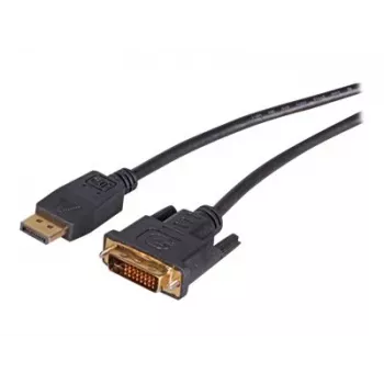 Kabel DisplayPort na DVI-D EFB Elektronik, 2 m, černý, lisovaný, šroubky s rýhovanou hlavou K5564SW.2