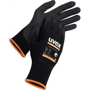 Ochranné rukavice UVEX athletic lite XT velikost 9 šedá/černá 6002609