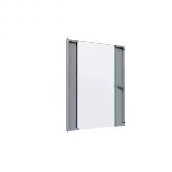Skleněné dveře EFB Elektronik pro nástěnnou skříň X-Rack 15U, šedé RAL7035 3/3 WGX-TUR15GR.G