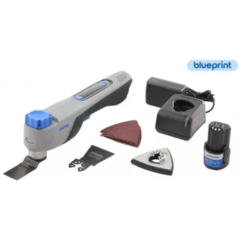 Dremel MM12V-S1 F013CM12JA Cordless Multi-Tool with 12V Brushless Motor, 1x 2.0Ah Battery, Charger, Soft Bag