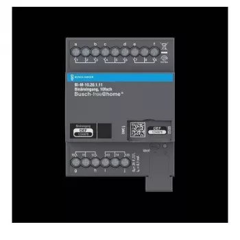 Binární vstupní modul BUSCH-JAEGER BI-M-10.20.1.11, 10kanálový KNX, DIN lišta 2CDG510015R0021