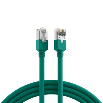RJ45 patch kabel EFB-Elektronik Cat.5e SF/UTP LSZH Draka UC300 TM11 zelená 7,5m K8013.7,5