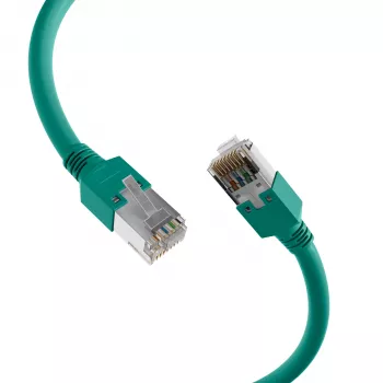 RJ45 patch kabel EFB-Elektronik Cat.5e SF/UTP LSZH Draka UC300 TM11 zelená 7,5m K8013.7,5