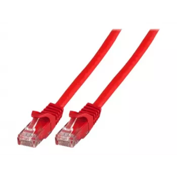 Patch kabel EFB K8110RT.5 Cat.5e U/UTP LSZH CCA, RJ45, červená, 5m
