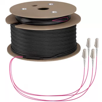 Trunkový kabel EFB Elektronik U-DQ ZN BH OM4 4G 1x4 LC-LC 190m Dca LSZH O8303S190OM4