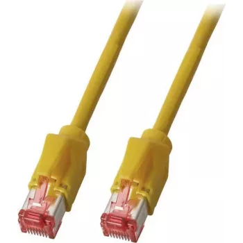 Patch kabel EFB-Elektronik RJ45 Cat.5e S/UTP PUR, 1m, žlutý, pro vlečné řetězy K8032.1