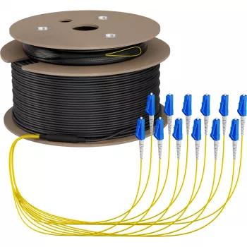 Trunk kabel EFB Elektronik U-DQ ZN BH OS2 12E 1x12 LC-LC 90m Dca LSZH O8342S90OS2