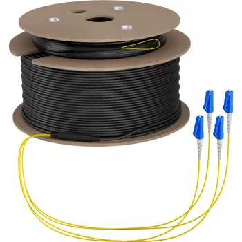 Trunk kabel EFB Elektronik U-DQ ZN BH OS2 4E 1x4 LC-LC 150m Dca LSZH G675A1 - 150 m O8303S150OS2