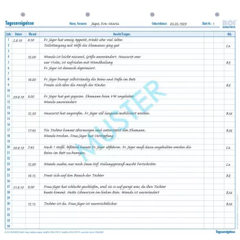 BOI Daily Events (A+S) Forms, A4, 50 Sheets 9206-00328