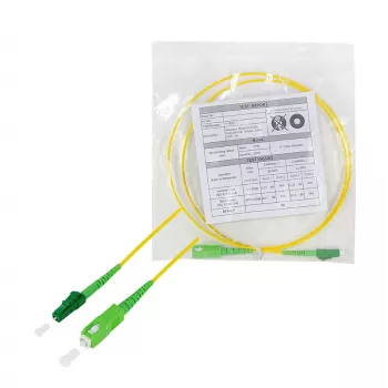 Jednovidový optický patch kabel LogiLink FPSLS11 9/125 SC/APC na LC/APC, 100 m, žlutý