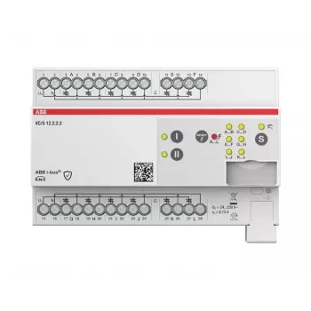 ABB VC/S12.2.2.2 KNX regulátor pohonu ventilů, 12kanálový, ruční ovládání, DIN lišta 2CDG110331R0011