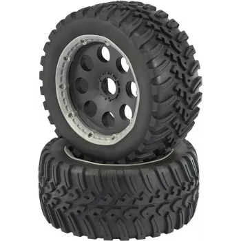 Kompletní kola Reely 1:6 Buggy V-Block 6-paprsková, černá, 1 ks (RE-6478860)