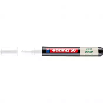 Lakový popisovač Edding 50 EcoLine bílý 2-3 mm 4-50-049