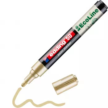 Lakový popisovač Edding 50 EcoLine zlatý 2-3 mm (4-50-053)