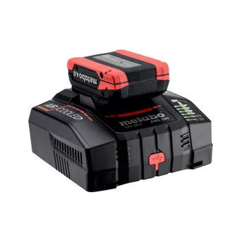 Rychlonabíječka Metabo ASC 290 chlazená vzduchem 12-36 V, 8,0 A, Li-Ion/LiHD, na stěnu, LED displej 627370000