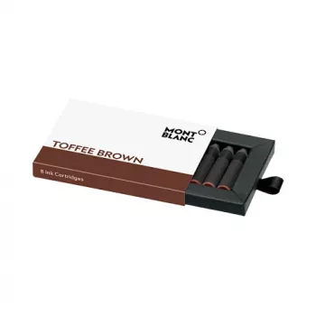Náplně do plnicích per Montblanc Toffee Brown, 8 ks (105189)