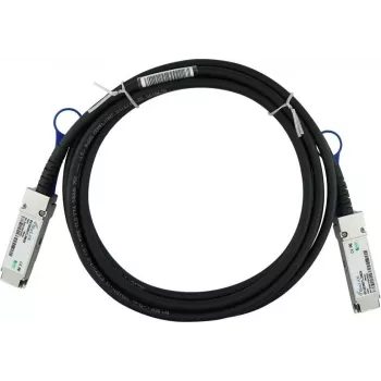 BLUELAN kompatibilní Ubiquiti UACC-DAC-QSFP28-2M Direct Attach kabel, 100GBASE-CR4, Infiniband EDR, 30AWG, 2 metry (UACC-DAC-QSFP28-2M-BL)