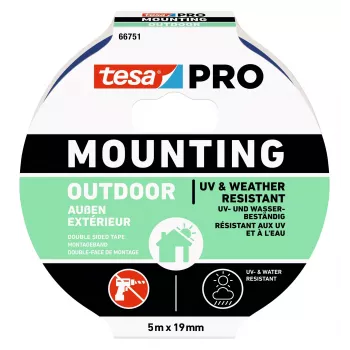 Montážní páska tesa Mounting PRO Outdoor 66751-00001-00, transparentní, 5 m x 19 mm, 1 role