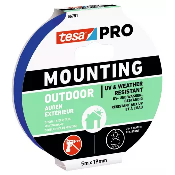 Montážní páska tesa Mounting PRO Outdoor 66751-00001-00, transparentní, 5 m x 19 mm, 1 role