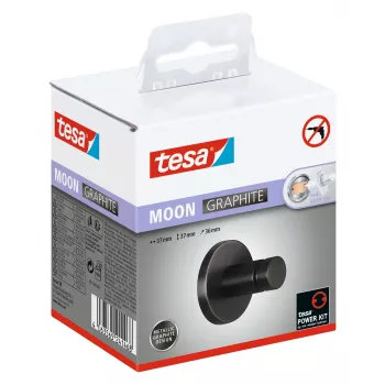 Věšák na ručníky tesa MOON GRAPHITE samolepicí kov (40593-00000-00)