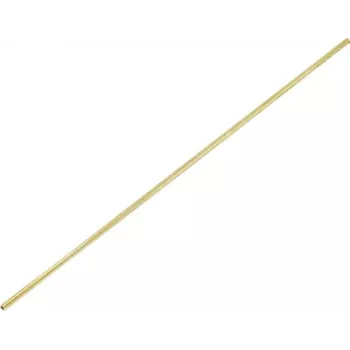 Reely Brass Tube 2 mm Outer Diameter, 1.4 mm Inner Diameter, 500 mm Length, 0.3 mm Wall Thickness, 1 Piece
