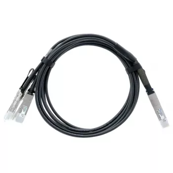 Přímý breakout kabel BlueLAN 400G QSFP-DD na 4x 100G QSFP56, 2 m, pasivní, AWG26, kompatibilní s Arista (CAB-D-4Q-400G-2M-BL)