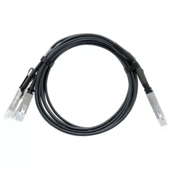Přímý breakout kabel BlueLAN 400G QSFP-DD na 4x 100G QSFP56, 2 m, pasivní, AWG26, kompatibilní s Arista (CAB-D-4Q-400G-2M-BL)