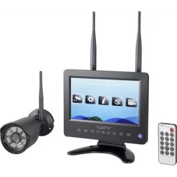 Sygonix SY-4548736 Wireless Surveillance Camera Set 4-Channel with 1 Camera 720p 2.4 GHz