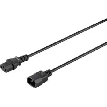 Sygonix SY-5042704 Cold Appliance Power Cable, CEE 7/7 to IEC C13, 1.5 m, Black