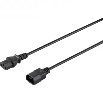 Sygonix SY-5042704 Cold Appliance Power Cable, CEE 7/7 to IEC C13, 1.5 m, Black