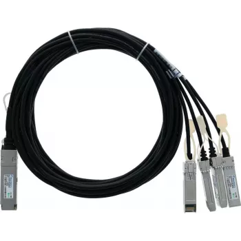 Pasivní breakout přímý propojovací kabel BlueLAN 40GBASE-CR4 QSFP na 4x10GBASE-CR SFP+, 2 m, AWG30, kompatibilní s Dell 470-ABXQ 470-ABXQ-BL