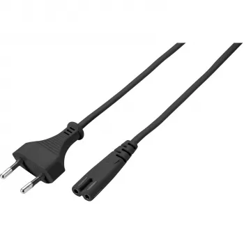 SYGONIX SY-5043504 Power Cable CEE 7/7 to IEC C13 3m Black