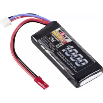 Reely LiPo Battery Pack 7.4V 1000mAh 2S 25C Softcase with BEC Connector RE-7849758