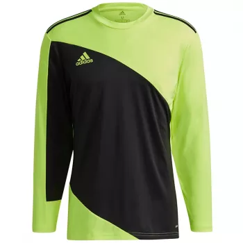 Brankářský dres adidas Squadra 21 pánský dlouhý rukáv černá/Semi Solar Slime velikost L GN5795