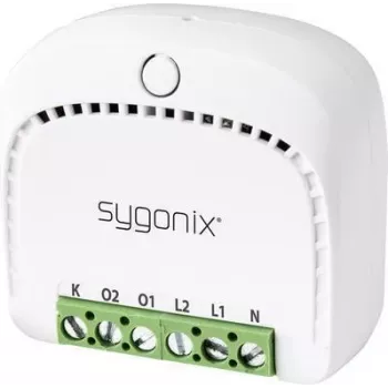 Sygonix SY-4699844 Wi-Fi Smart Plug with Energy Monitoring, 3680 W, Type F, Indoor, Works with Alexa & Google Home