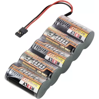 NiMH RC akumulátorový pack Reely 6 V 3700 mAh 5článkový Sub-C side-by-side konektor JR RE-7856835
