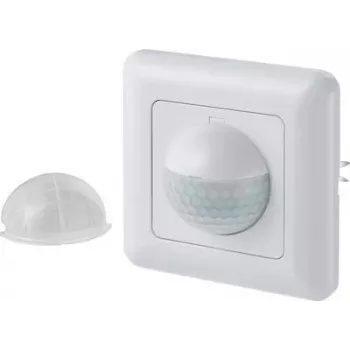 Sygonix SY-4755362 Flush-Mount PIR Motion Detector 190° Triac White