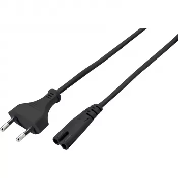 SYGONIX SY-5043508 Power Cable Schuko to IEC C13 5m Black