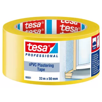 Sádrová páska tesa 66001 žlutá 33 m x 50 mm 66001-00001-00