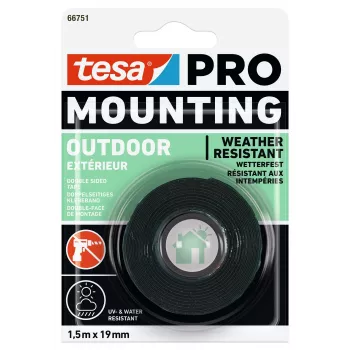 Montážní páska tesa Montage PRO Outdoor 66751-00000-00 průhledná 1,5 m x 19 mm