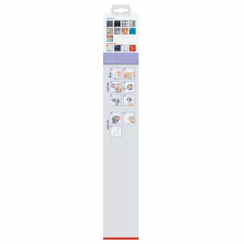 Dvojitý držák ručníků tesa MOON WHITE, samolepicí, 2 tyče na ručníky, kov, matná bílá 40572-00000-00