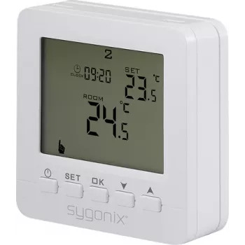 Bezdrátový pokojový termostat Sygonix SY-6805680 SY02B05RF na omítku týdenní program