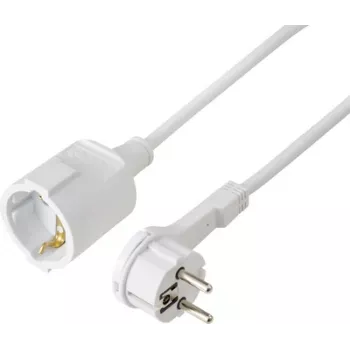 Prodlužovací kabel Sygonix SY-7165300 16 A bílý 5 m H05VV-F 3G 1,5 mm²