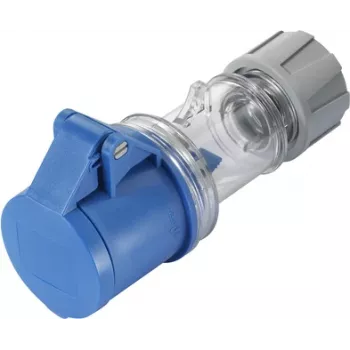 CEE spojka Sygonix SY-5871536 16 A 3pólová 230 V/AC IP44 transparentní