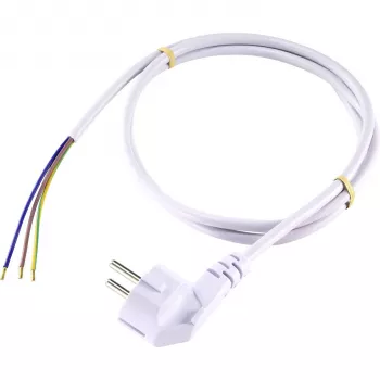 Napájecí propojovací kabel Sygonix SY-5043486 CEE 7/7 na IEC C13 bílý 1,5 m