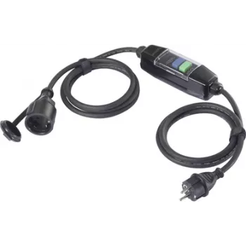 Prodlužovací kabel s přenosným proudovým chráničem Sygonix SY-6052178 PRCD 230 V/AC 3 m černý IP44