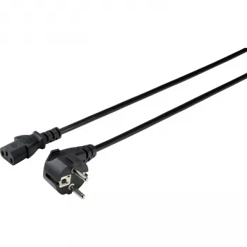 Napájecí kabel IEC C13 Sygonix SY-5043450, CEE 7/7 na IEC C13, 3 m, černý