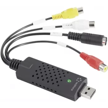 Renkforce RF-VC-120 video grabber se softwarem pro úpravu videa, Plug and Play (RF-5044660)